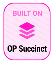 Built on the OP Succinct stack badge